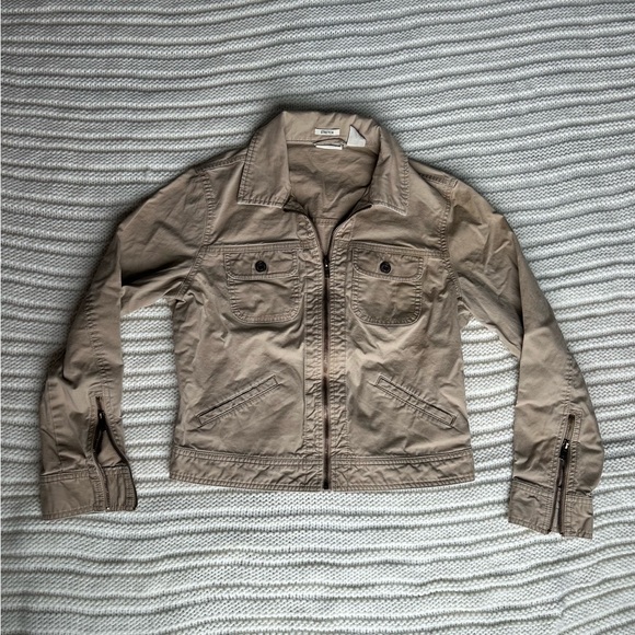 Jackets & Blazers - Tan / Khaki Jacket, Size M